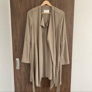 Aritzia Flowy Trench Coat (Modern Taupe)